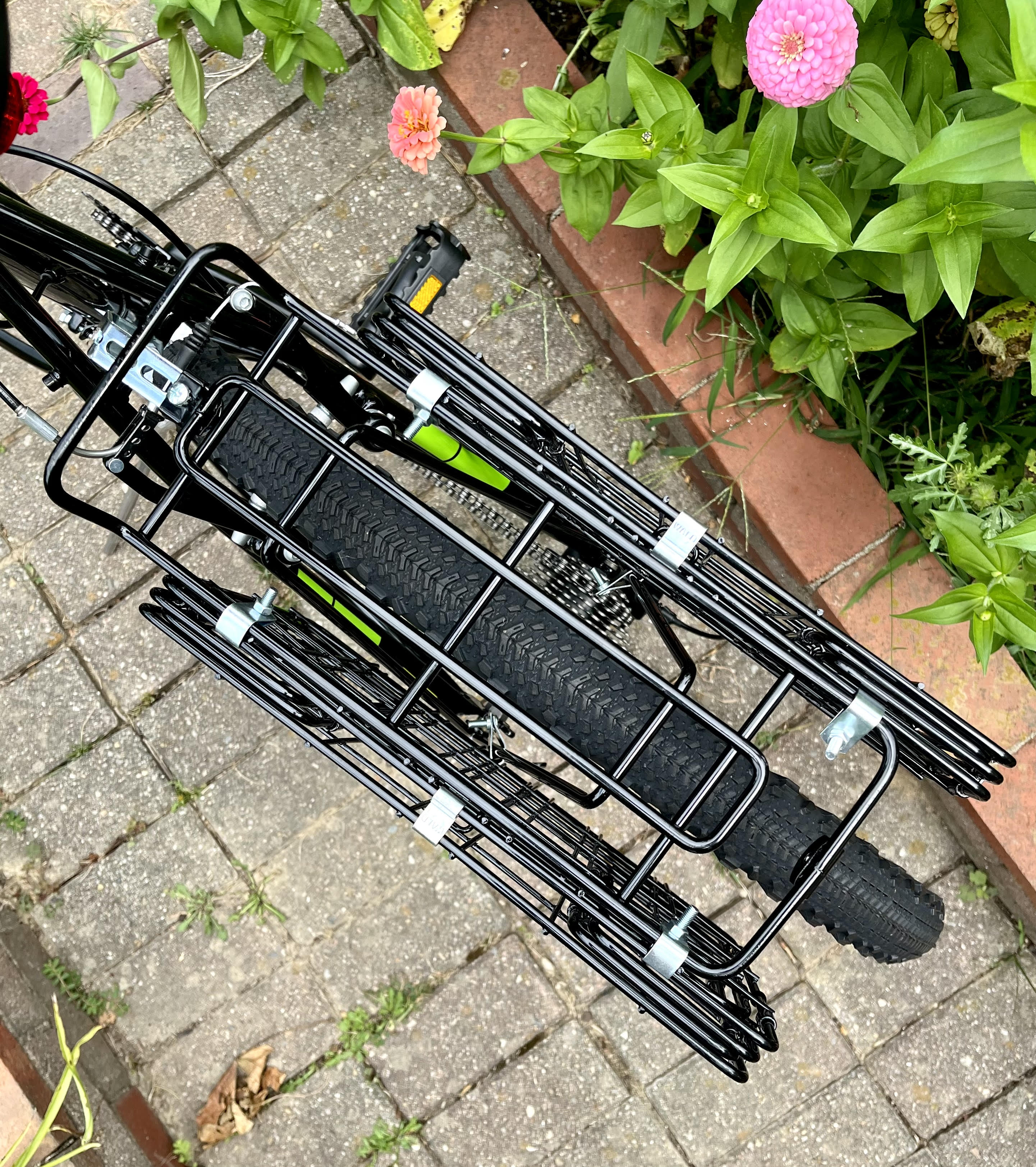 215 Black Rear Rack – Wald Bicycle Baskets