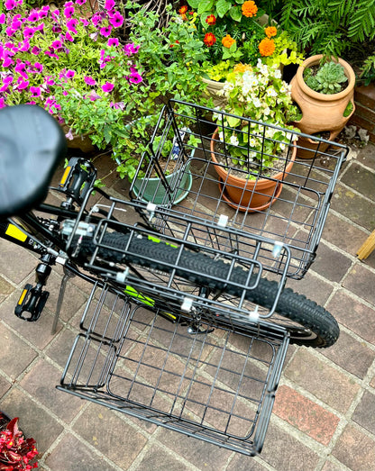 215 Black Rear Rack – Wald Bicycle Baskets